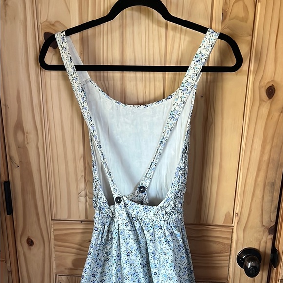 Free People Petunia White Floral Mini Overall Dress - Picture 9 of 9